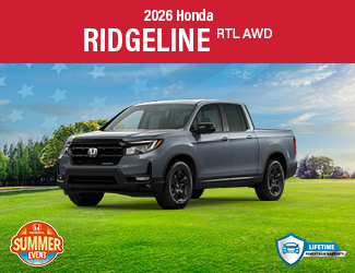 2026 Honda Ridgeline RTL AWD