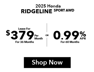 2025 Honda Ridgeline Offer