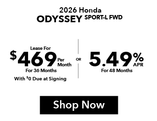 2025 Honda odyssey offer
