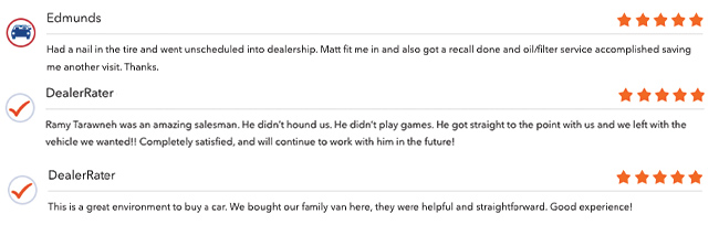 customer reviews