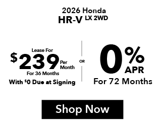 2025 Honda HR-V offer