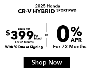 2025 Honda CR-V Hybrid offer