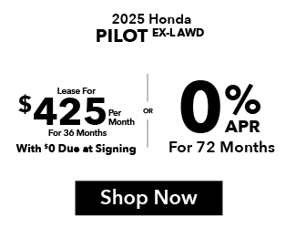 2025 Honda Pilot offer