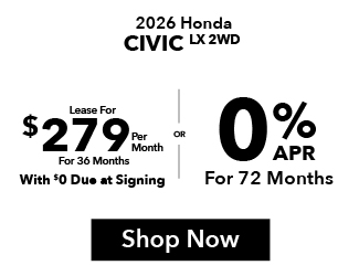 2025 Honda Civic Sedan offer