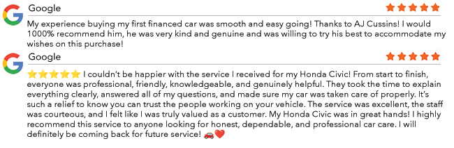 customer reviews