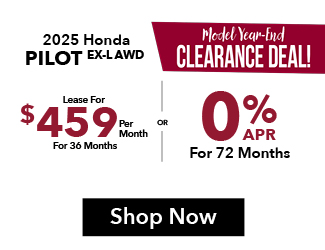 2025 Honda Pilot offer