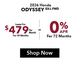2025 Honda odyssey offer