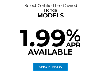 Select Certified Pre-Owned Honda Models offer