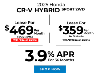 2025 Honda CR-V Hybrid Sport 2WD offer