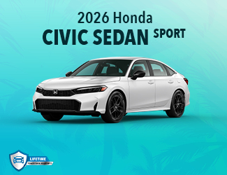 New Honda Civic Sport offer