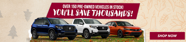 Over 150 pre-owned vehicles in stock - youll save thousands