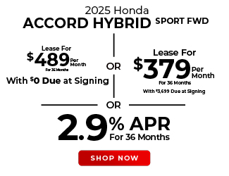 Honda Accord offer