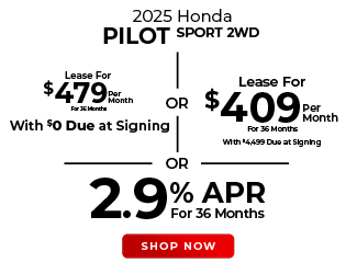 Honda Pilot special offer