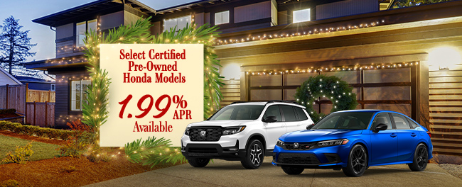 APR special on Select Certified Pre-Owned Honda Models