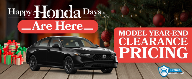 Drive home a Honda for the Holidays at Honda of Ocala
