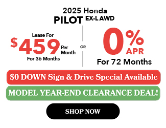 2025 Honda Pilot offer