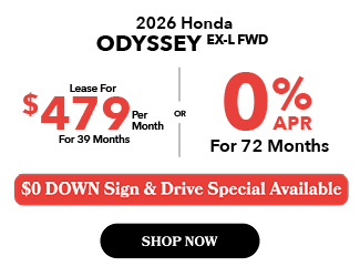 2025 Honda odyssey offer