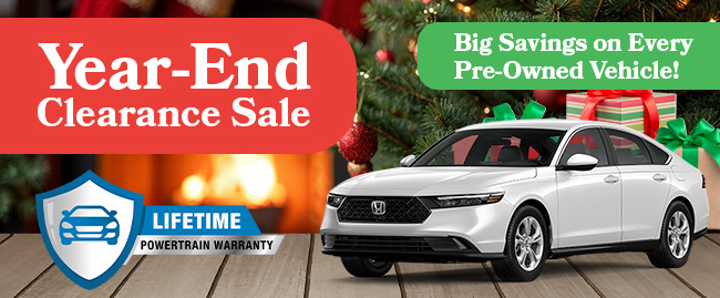 Holiday Deals on every pre-owned vehicle at Honda of Ocala