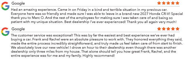 customer reviews