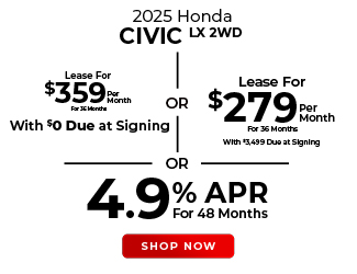 Honda Civic offer