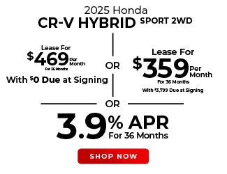 2025 Honda CR-V LX 2WD offer