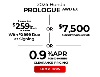 Honda Prologue offer