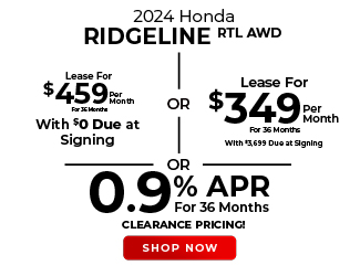 2024 Honda Ridgeline offer