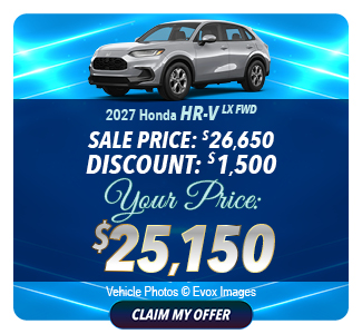 New Honda HR-V offer
