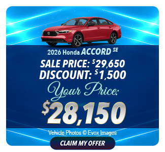 Honda Accord offer