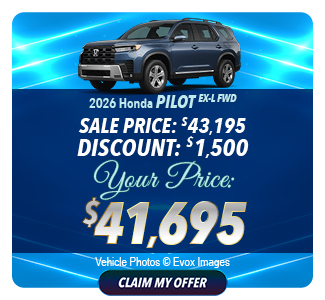 Honda Pilot offer