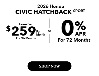 2025 Honda Civic Hatchback offer