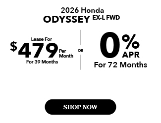 2025 Honda Odyssey offer