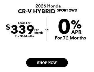 2025 Honda CR-V Hybrid offer