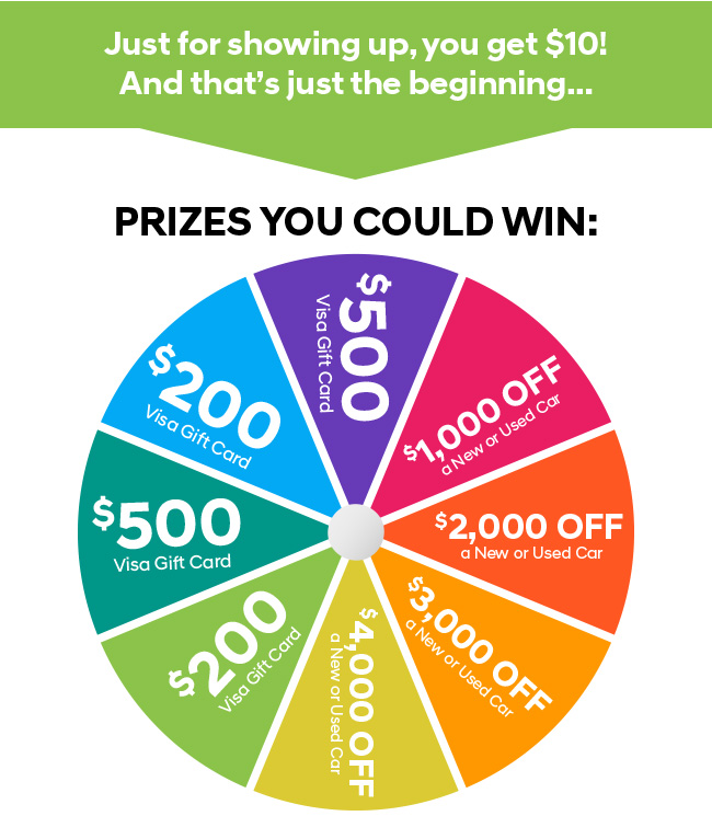 spin the prize wheel