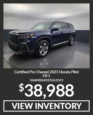 certified used 2023 honda pilot ex l