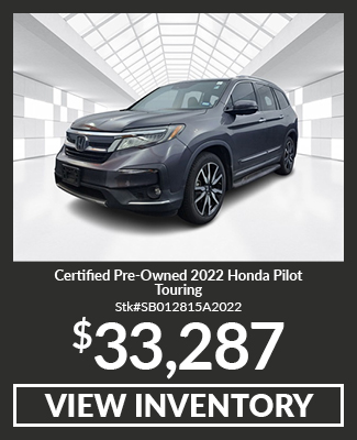 certified used 2022 honda pilot touring