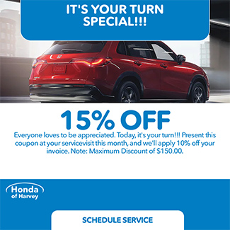 Its your turn special - discount offer on service