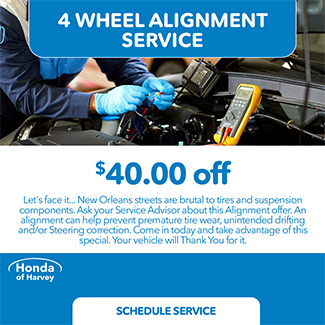 4 wheel alignment service