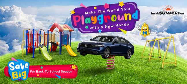 Make the World Your Playground with a New Honda! 