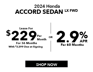 2024 Honda Accord Sedan LX FWD Offer