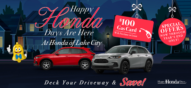 Happy Honda days are here at Honda of Lake City