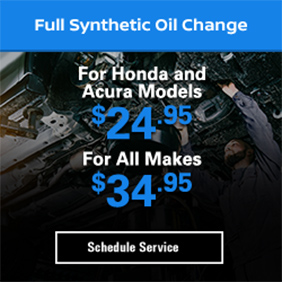 Full synthetic oil change