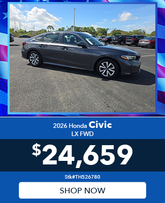 2026	Honda	Civic	LX	FWD	TH526780 offer