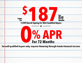 Honda Civic offer
