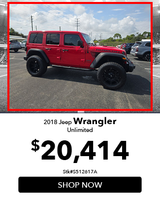 2018 Jeep Wrangler Unlimited offer