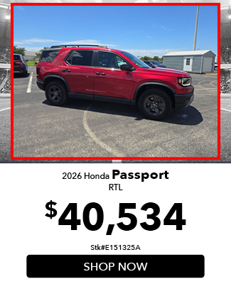 2026 Honda Passport RTL Offer