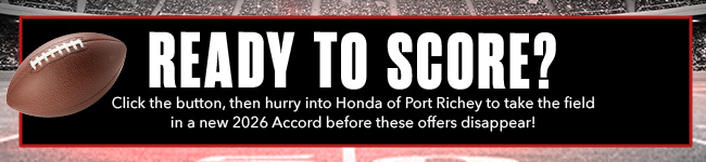 Make you first Down Count at Honda of Port Richey