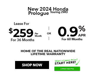 special offer on new Honda