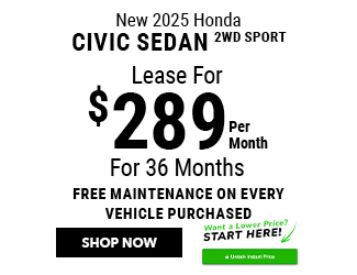 2025 Honda Civic Sedan 2WD Sport Offer