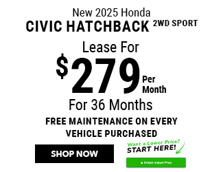 2025 Honda Civic Hatchback 2WD Sport Offer